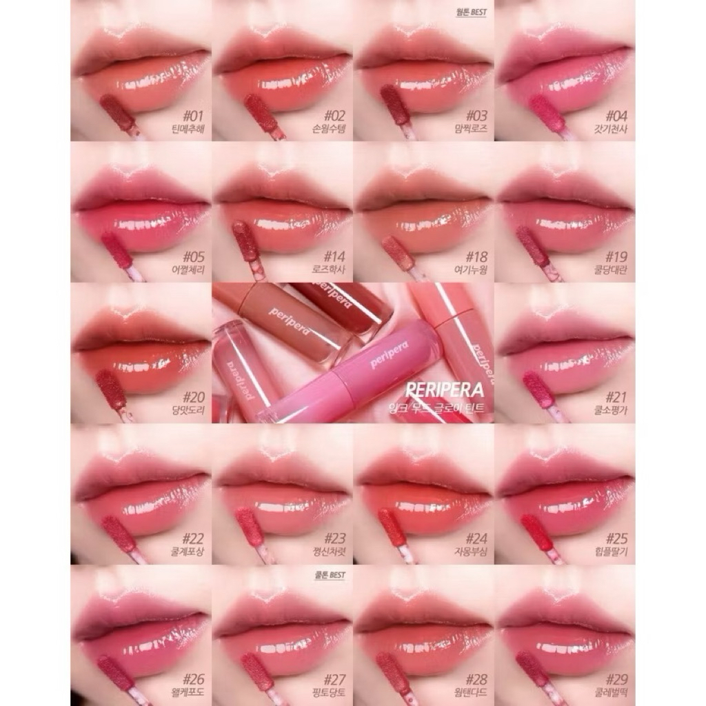 Son Tint Bóng Peripera Ink Mood Glowy Tint 4g Căng Mượt
