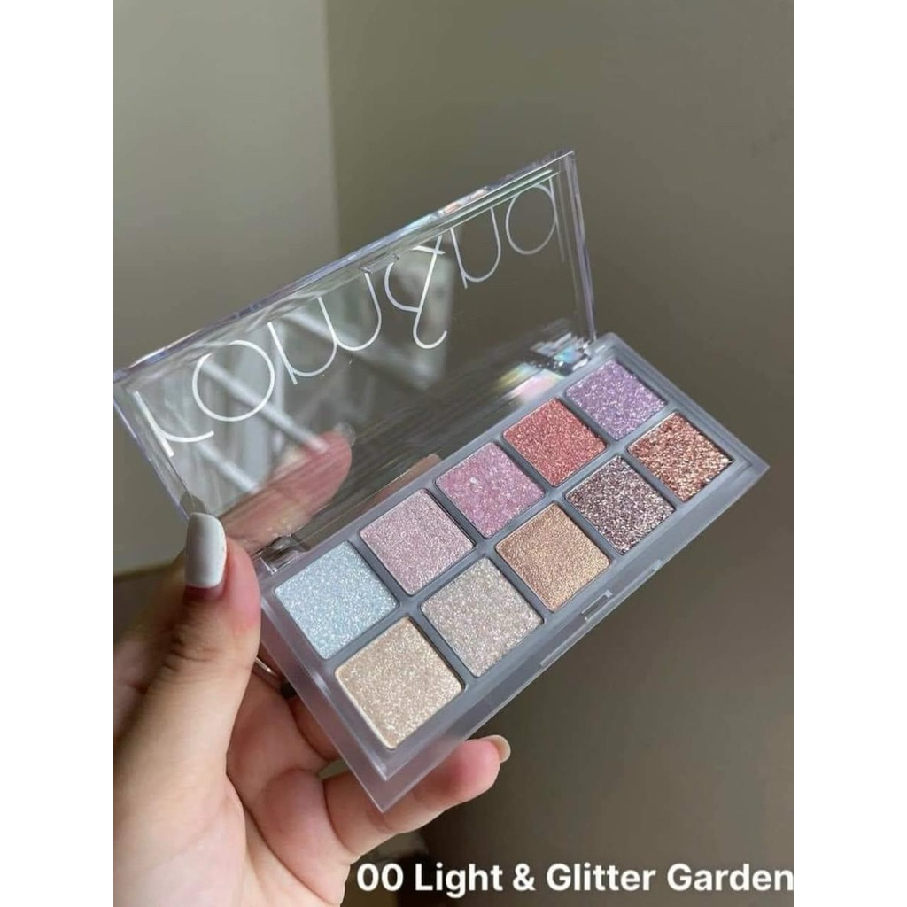 Bảng Phấn Mắt Romand 10 Ô Lấp Lánh Better Than Eye Palette, Bảng Phấn Mắt 10 Màu Romand Better Than Eye Palette