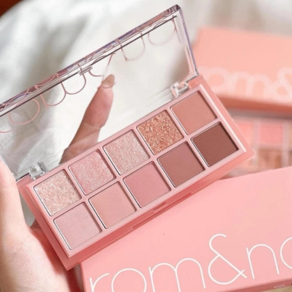 Bảng Phấn Mắt Romand 10 Ô Lấp Lánh Better Than Eye Palette, Bảng Phấn Mắt 10 Màu Romand Better Than Eye Palette