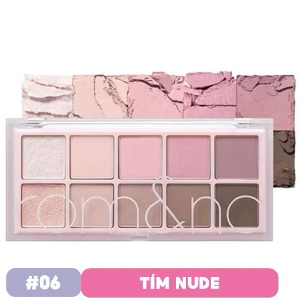 Bảng Phấn Mắt Romand 10 Ô Lấp Lánh Better Than Eye Palette, Bảng Phấn Mắt 10 Màu Romand Better Than Eye Palette