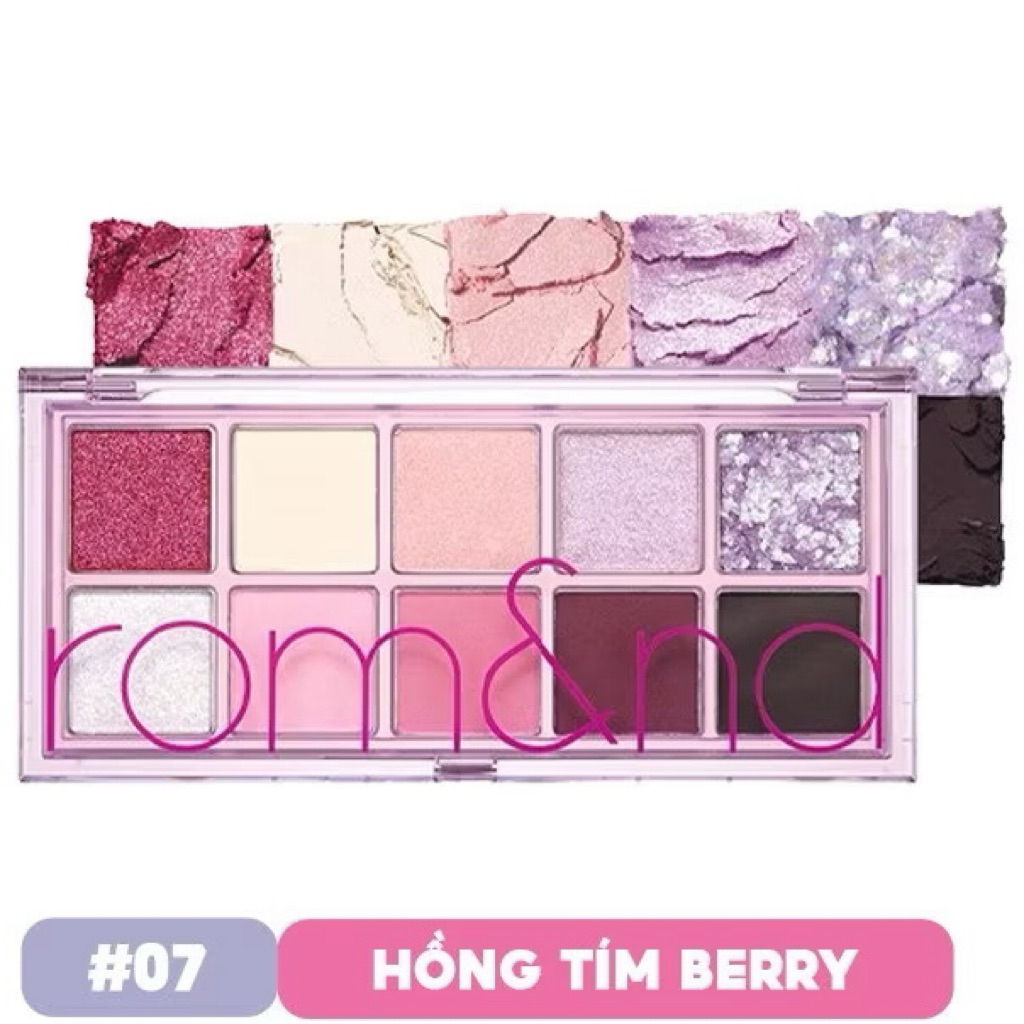 Bảng Phấn Mắt Romand 10 Ô Lấp Lánh Better Than Eye Palette, Bảng Phấn Mắt 10 Màu Romand Better Than Eye Palette