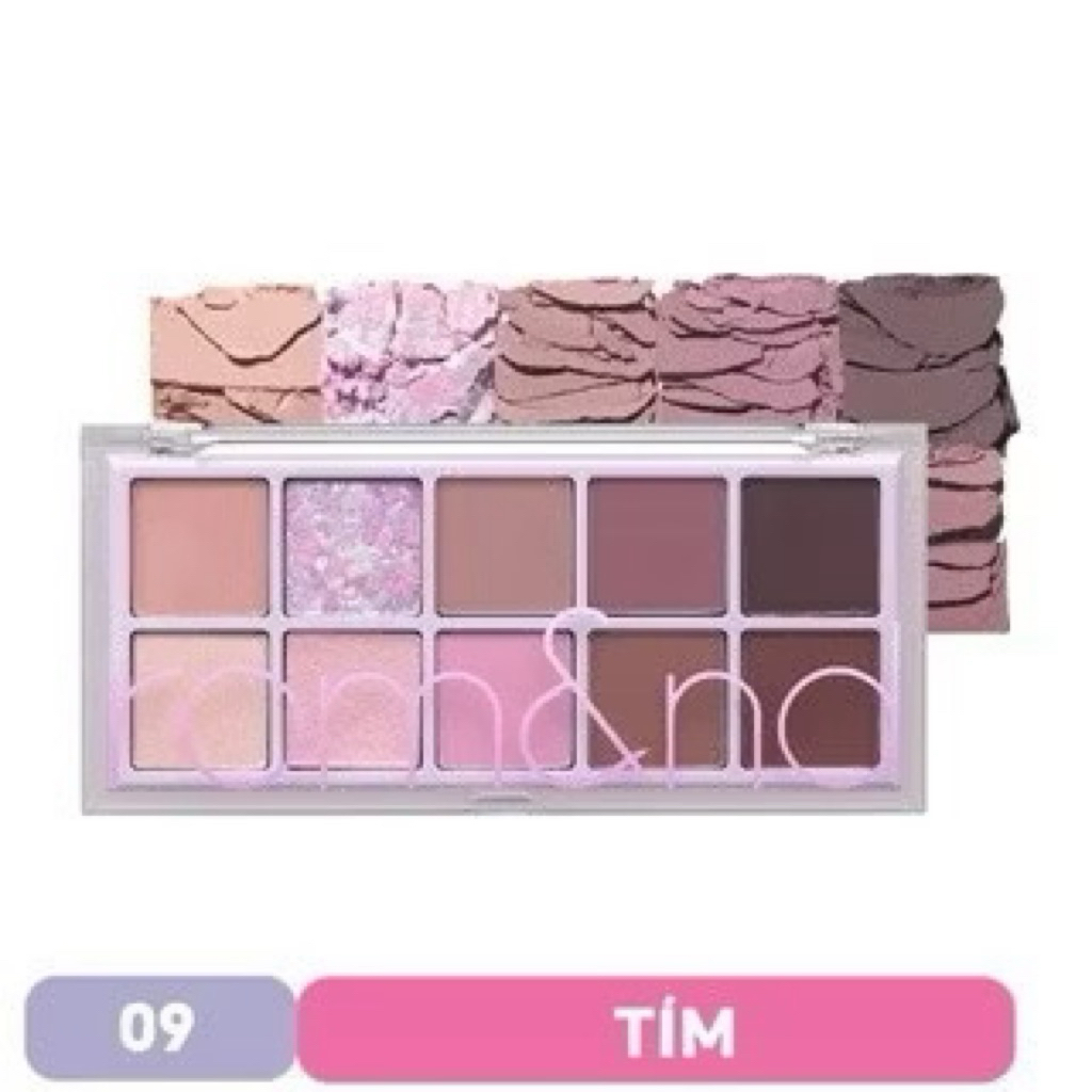 Bảng Phấn Mắt Romand 10 Ô Lấp Lánh Better Than Eye Palette, Bảng Phấn Mắt 10 Màu Romand Better Than Eye Palette