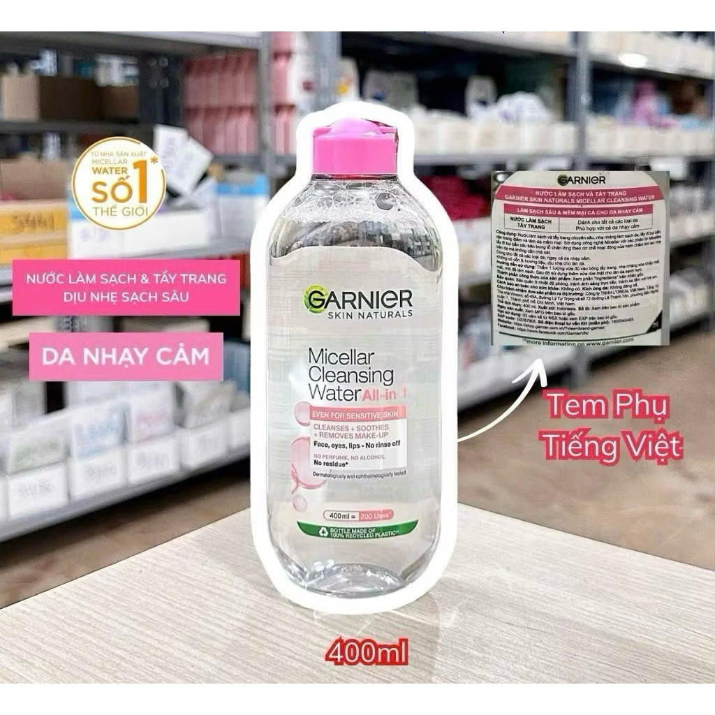 [FREE SHIP] Nước Tẩy Trang Garnier Pháp Chính Hãng
