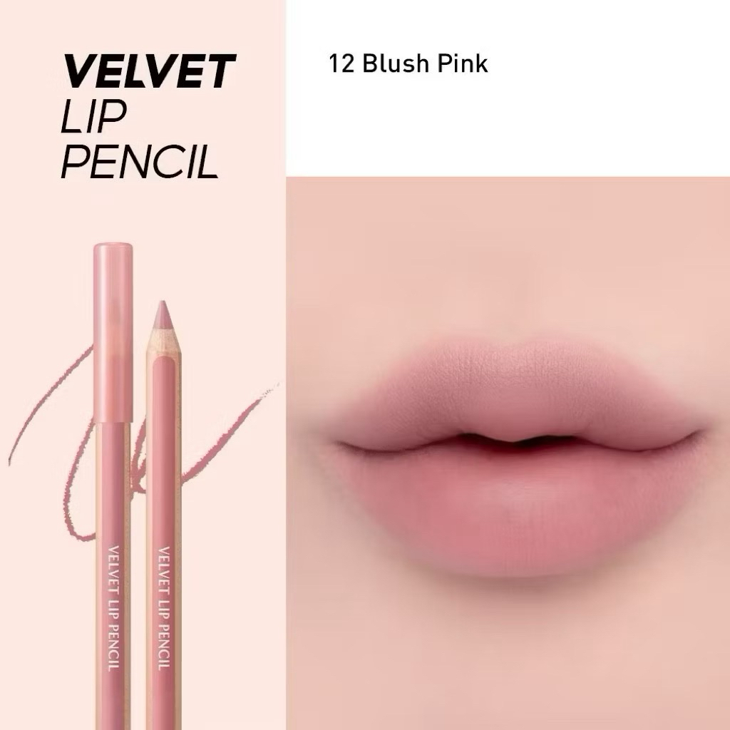 [CLIO] Chì Kẻ Viền Môi Clio Velvet Lip Pencil siêu mịn [ Kèm Gọt Bút ]