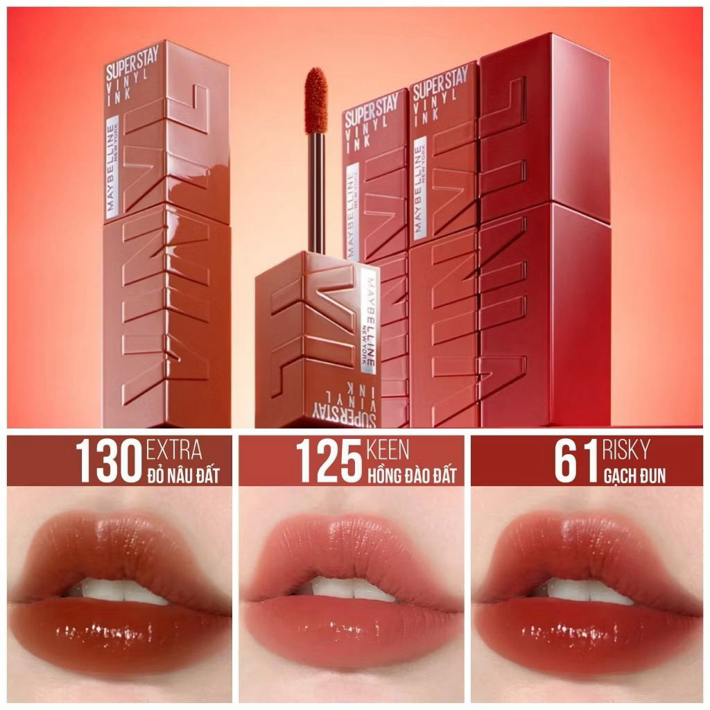 [MAYBELLINE] Son Bóng Maybelline New York Superstay Vinyl Ink 4.2ml Bền Màu Nhẹ Môi