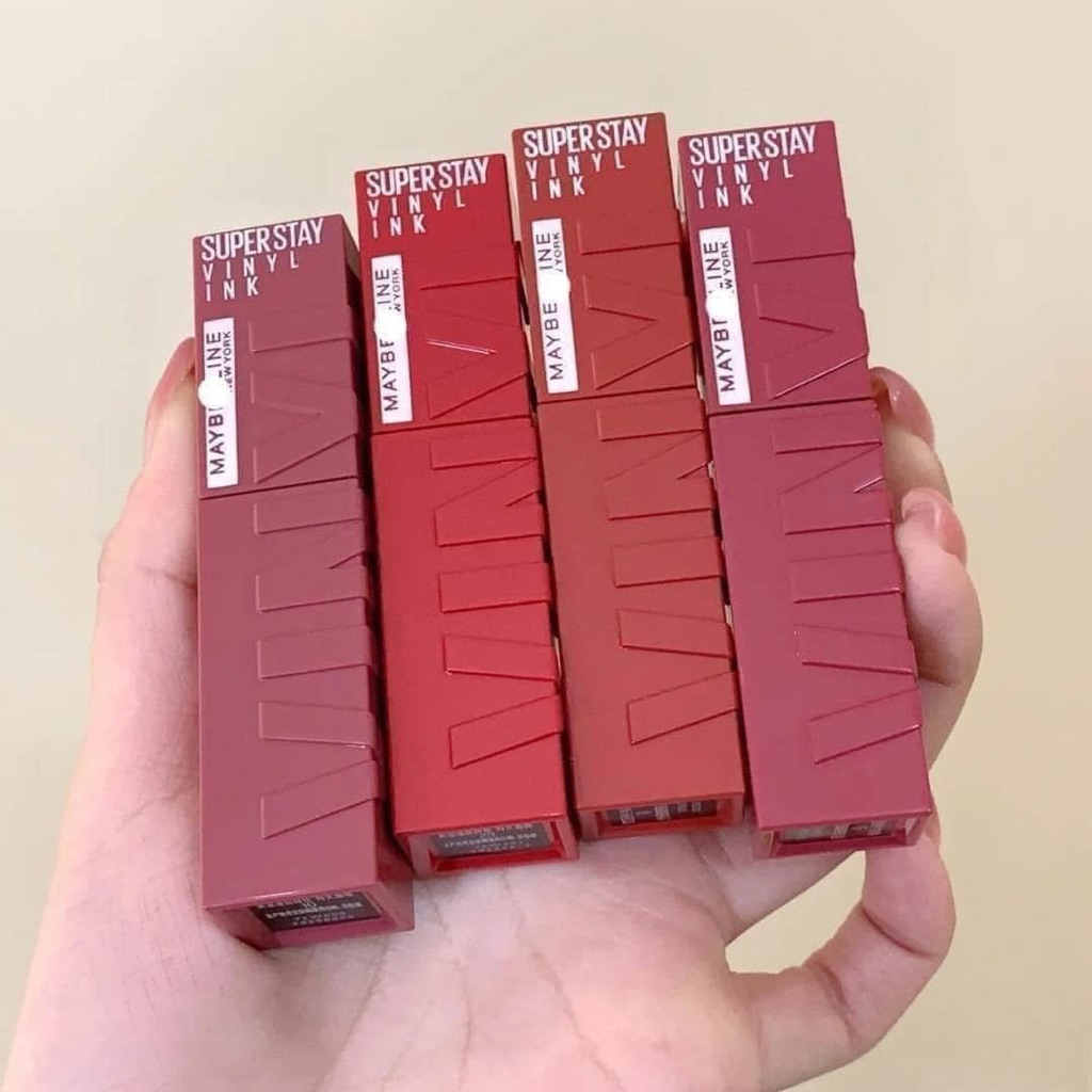 [MAYBELLINE] Son Bóng Maybelline New York Superstay Vinyl Ink 4.2ml Bền Màu Nhẹ Môi