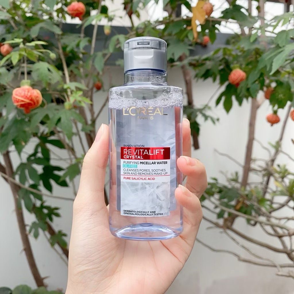 Nước Tẩy Trang Làm Sạch Sâu, Cấp Ẩm Cho Da Loreal L'Oreal Paris 3 in 1 Micellar Water Pháp 400ml