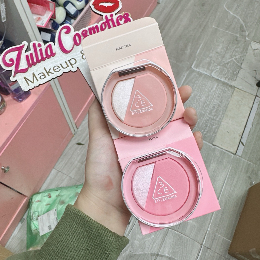 Phấn Má Hồng 3CE kèm hightlight phiên bản mới (hàng chuẩn)