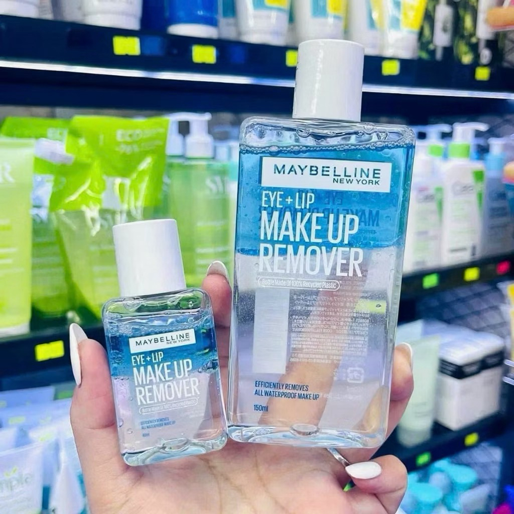 Nước Tẩy Trang Mắt Môi Chuyên Dụng 2 lớp Maybelline New York Eye & Lip Makeup Remover