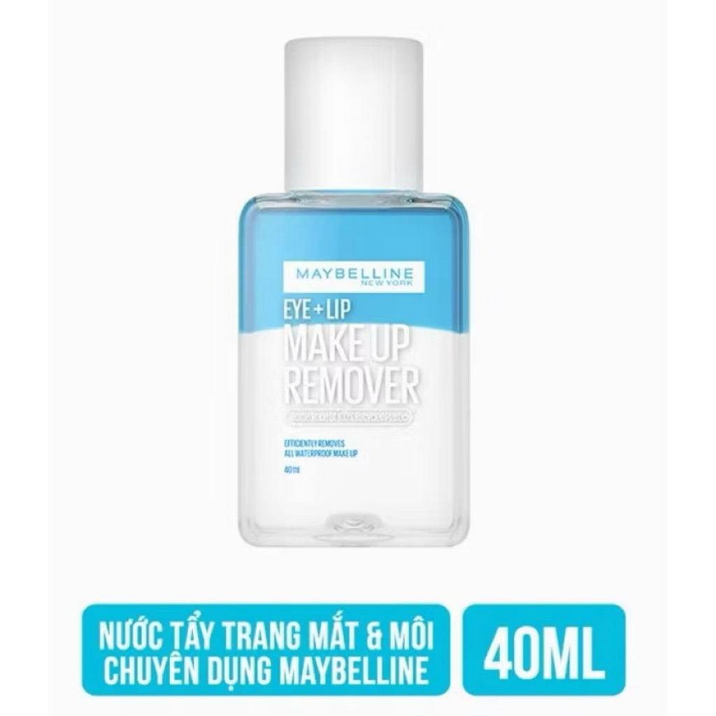 Nước Tẩy Trang Mắt Môi Chuyên Dụng 2 lớp Maybelline New York Eye & Lip Makeup Remover
