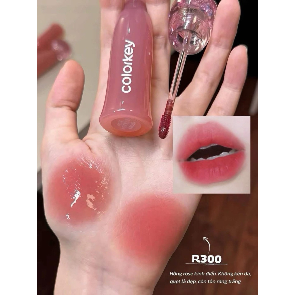 [MỚI] Son COLORKEY Watery Tint Phiên Bản Mới Bền Màu Lâu Trôi, Không Dính Cốc, Siêu Mịn Môi 2.5g