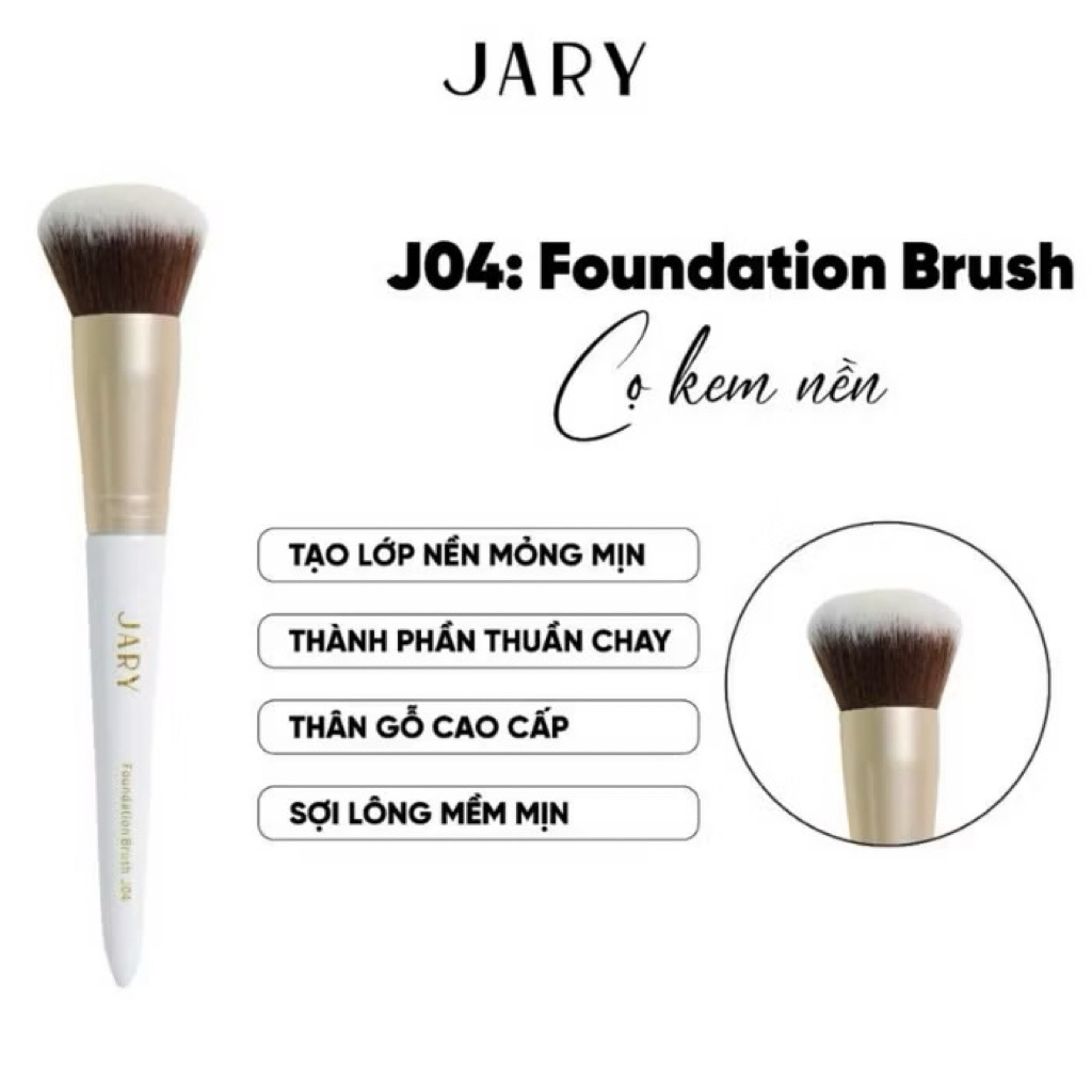 [JARY] Cọ trang điểm Jary phấn phủ tán đánh nền / che khuyết điểm tán son môi tém lông chân mày đánh mắt makeup