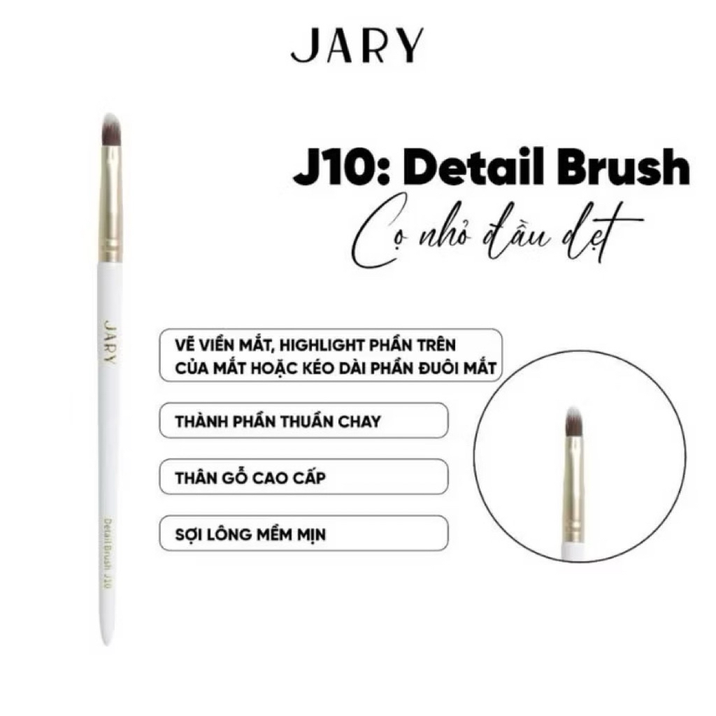 [JARY] Cọ trang điểm Jary phấn phủ tán đánh nền / che khuyết điểm tán son môi tém lông chân mày đánh mắt makeup