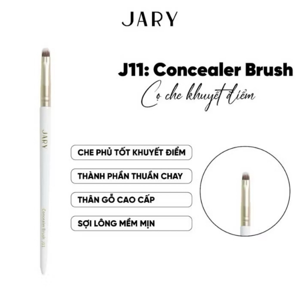 [JARY] Cọ trang điểm Jary phấn phủ tán đánh nền / che khuyết điểm tán son môi tém lông chân mày đánh mắt makeup