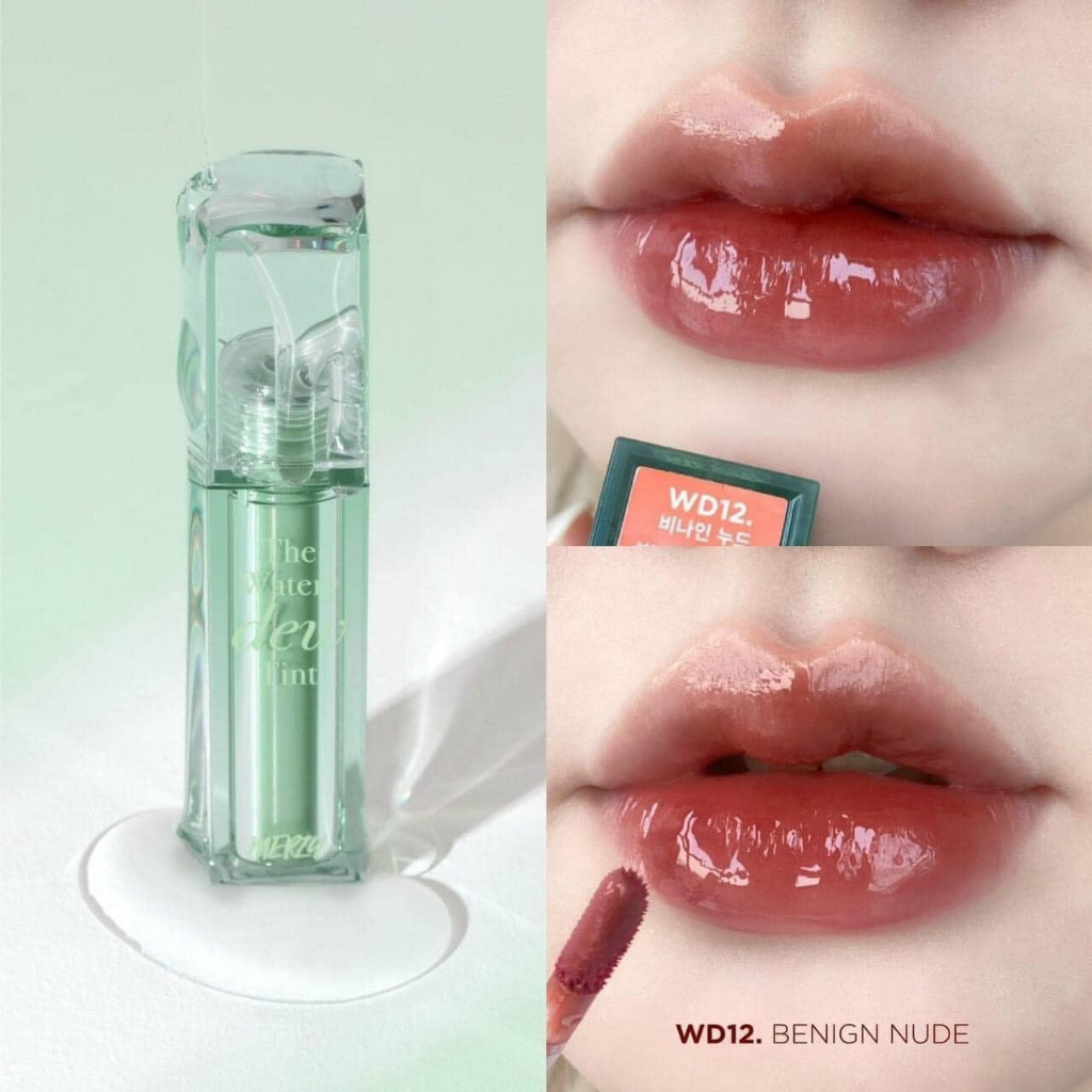 [FREE SHIP] Son Kem Lỳ Merzy V6 Xanh Lá đỏ gạch