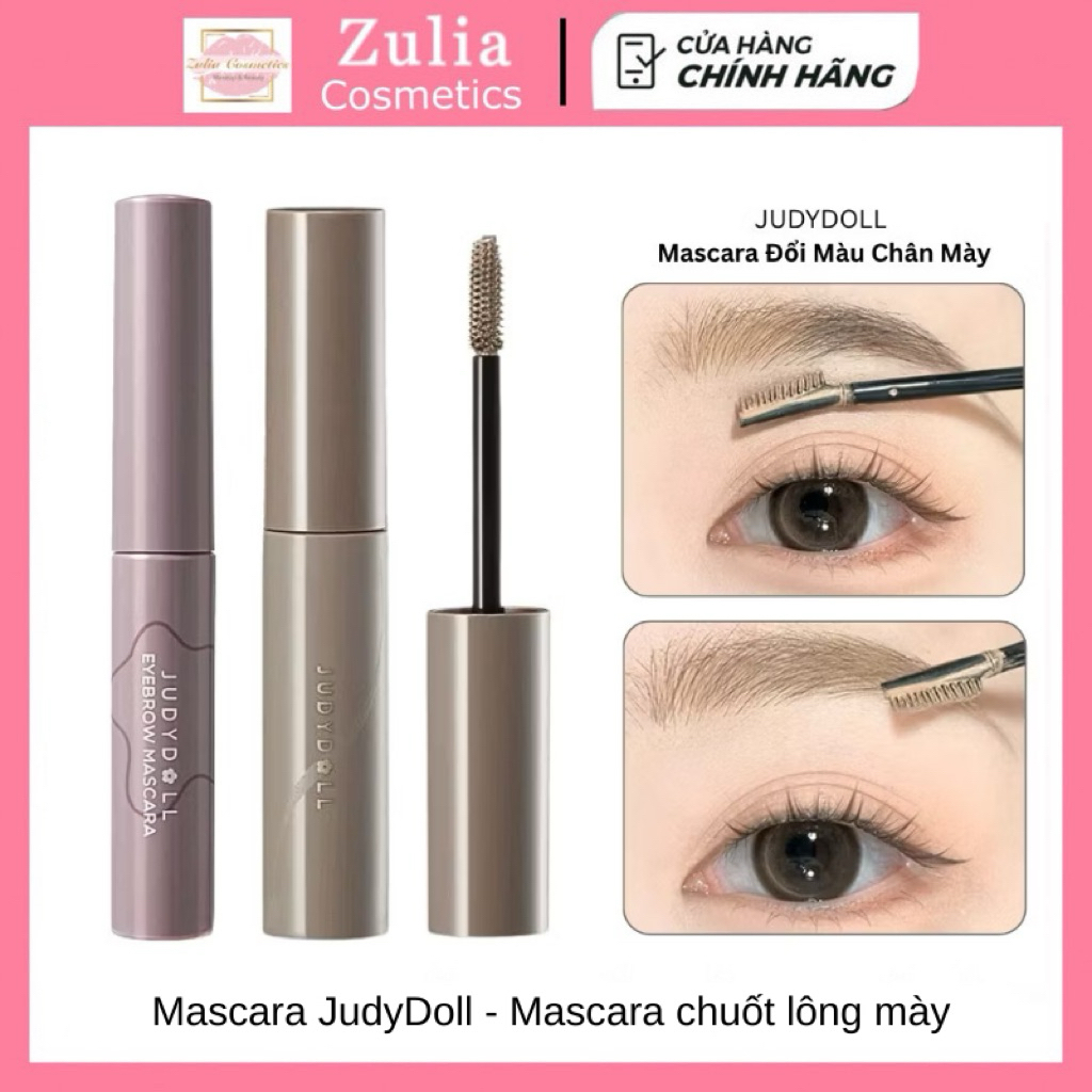 [JUDYDOLL] Mascara chuốt lông mày Judy Doll chống thấm nước, bền màu tự nhiên