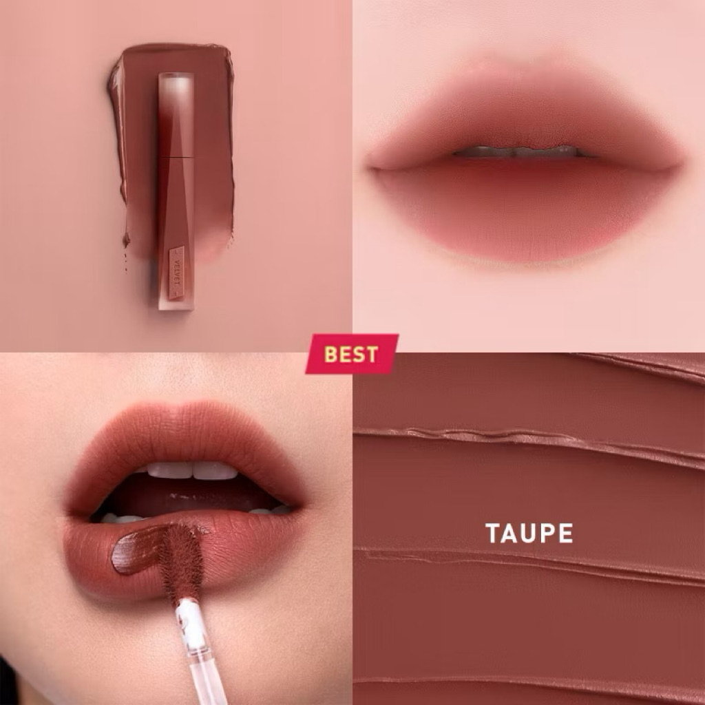 Son Kem Lì Nhung Mịn 3CE Velvet Lip Tint Plush (MẪU MỚI 2025)