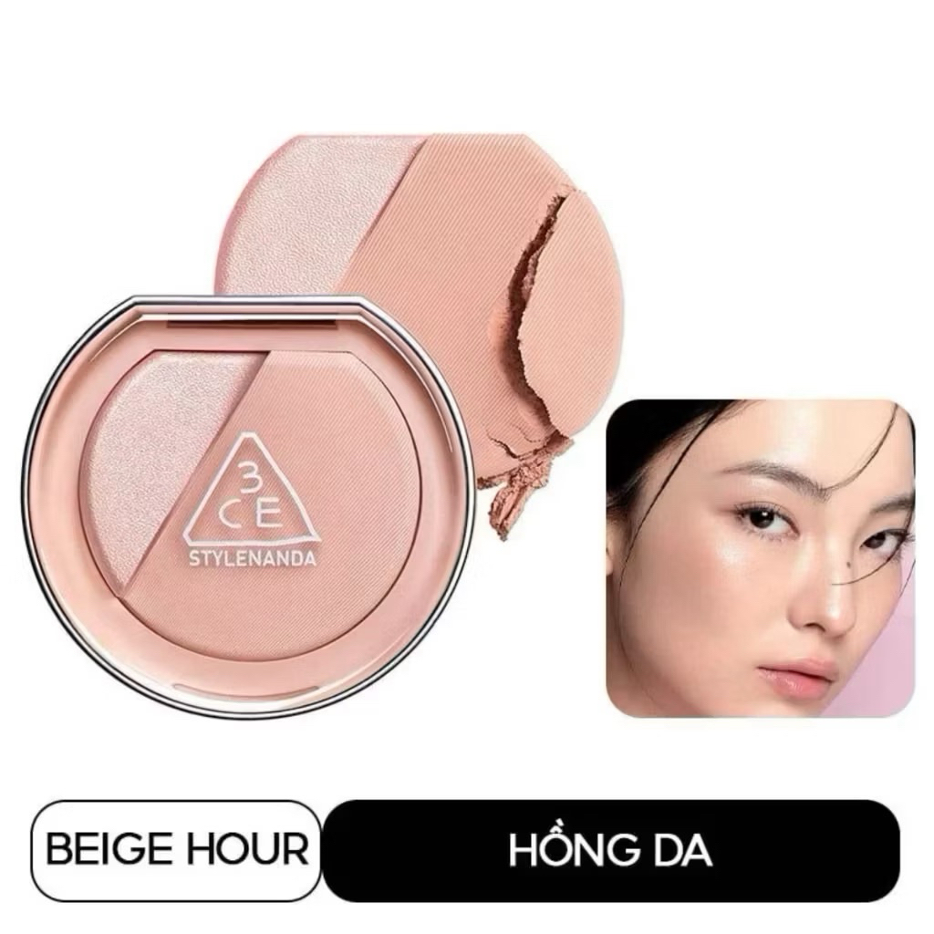 Phấn Má Hồng 3CE kèm hightlight phiên bản mới (hàng chuẩn)