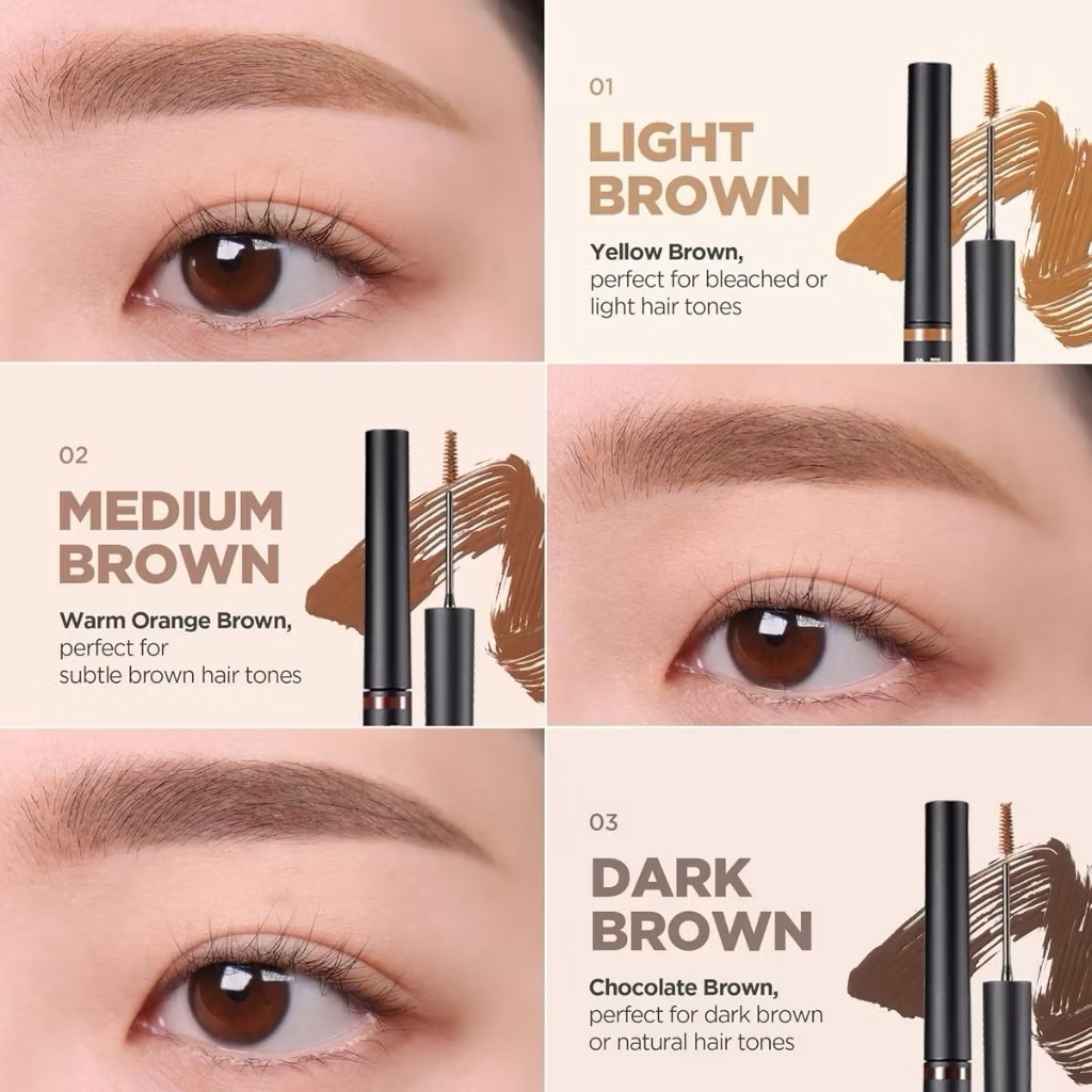 [LILYBYRED] Mascara Lông Mày Lâu Trôi LILYBYRED Skinny Mes Brow Mascara 3.5g (Hàng Công Ty)
