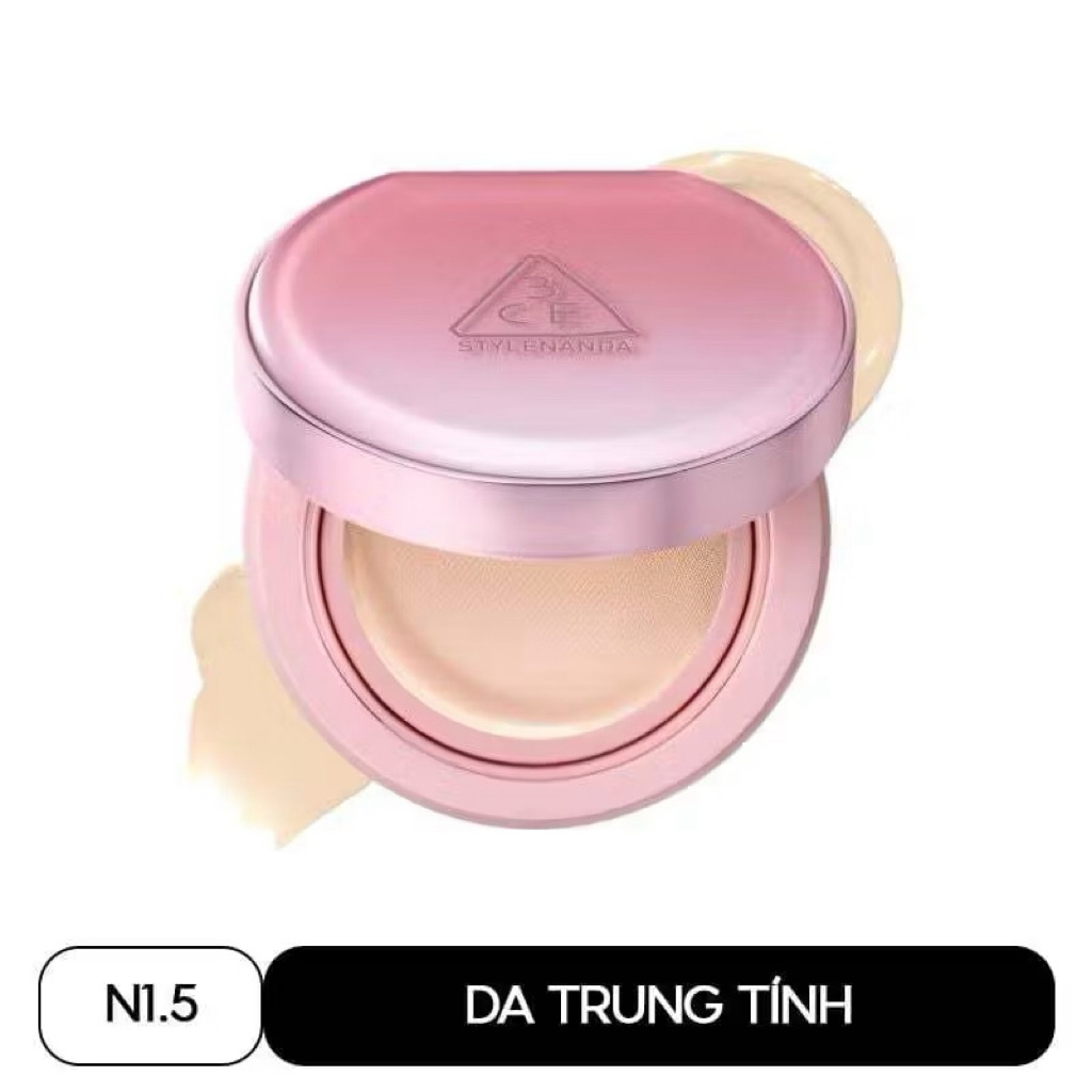 Phấn Nước 3CE Fitting Mesh Cushion Refill Set SPF40 PA+++ 11g