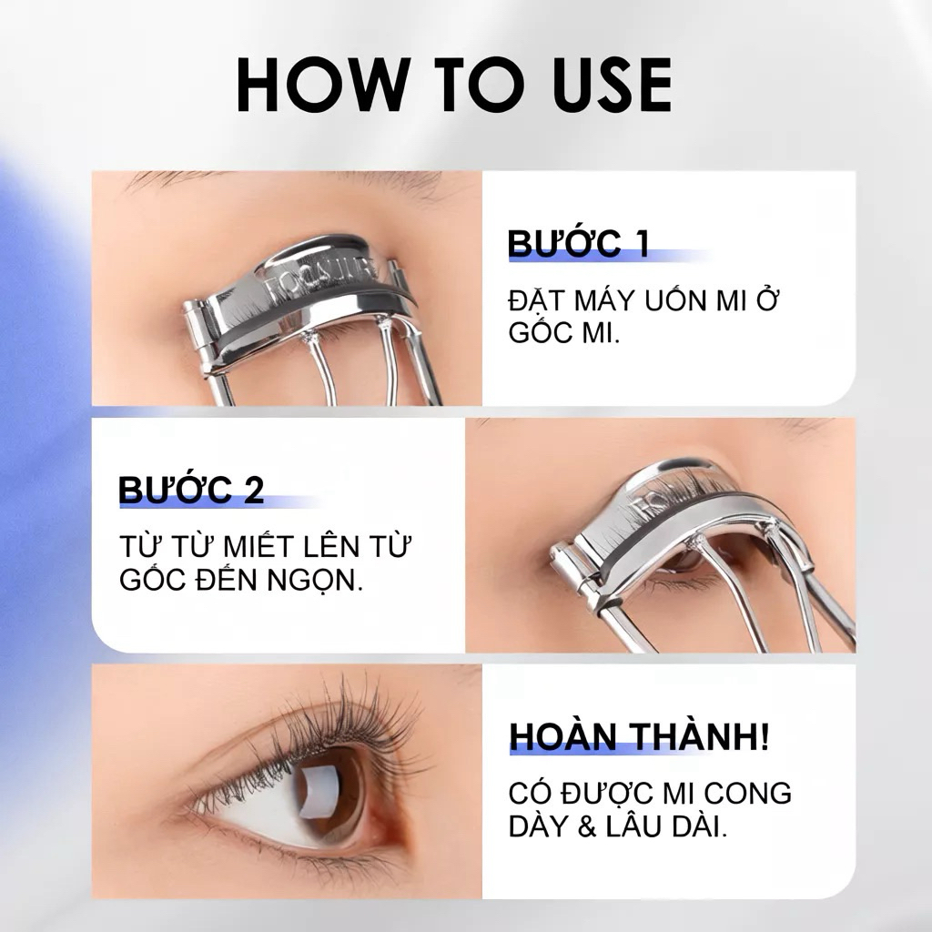 [FOCALLURE] Kẹp Bấm Mi, Dụng Cụ Bấm Mi Focallure Cho Mi Cong Dài Lâu 32g (FA199)