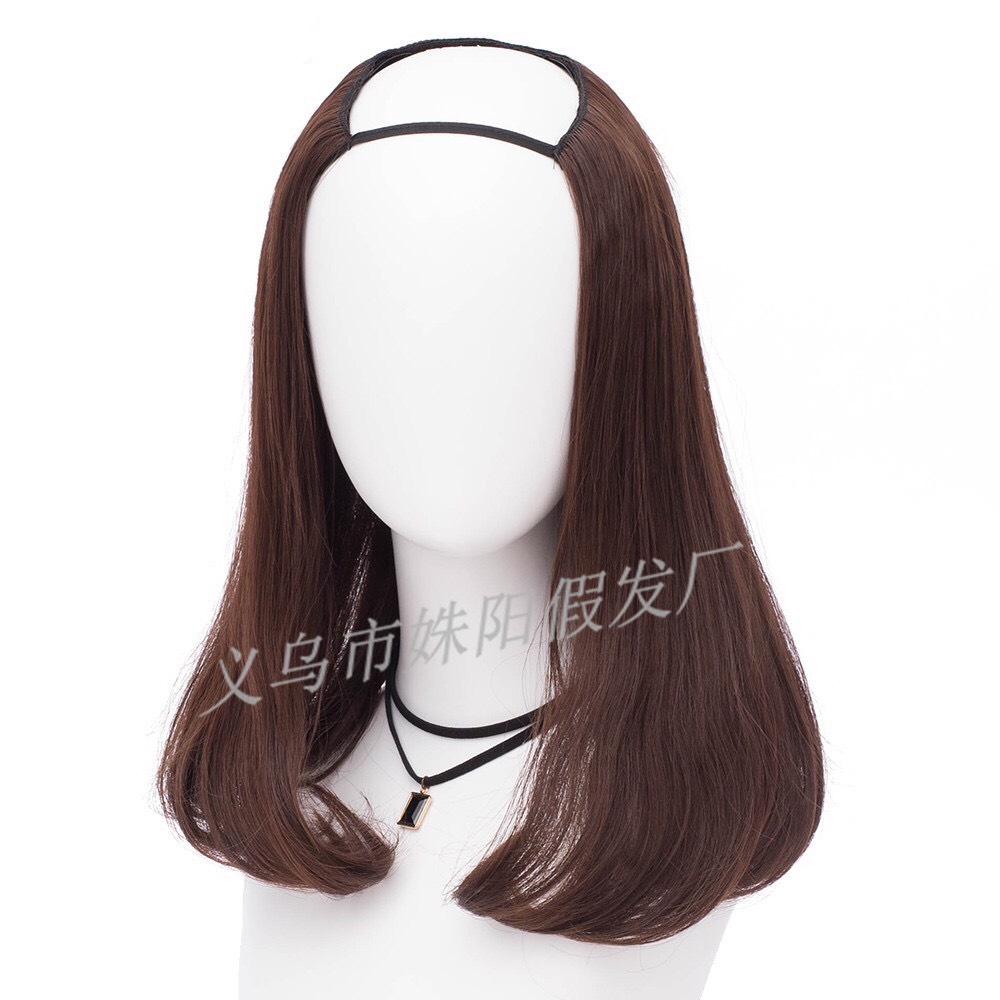 Kẹp U Tóc Giả Cao Cấp Siêu Dày 7 Kẹp – Tơ Mềm Tự Nhiên, Lưới Hoa Co Giãn, Full 6 Màu Hot Trend