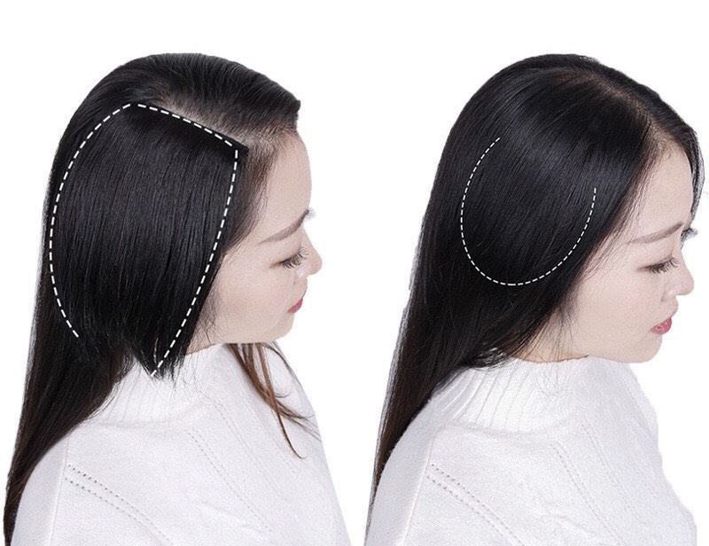 [SỈ TÓC GIẢ] Tóc Giả Kẹp Phồng Tạo Độ Dày Độ Dài 28-32Cm – Tóc Phím Phồng Tự Nhiên Cao Cấp Giấu Kẹp Siêu Khéo