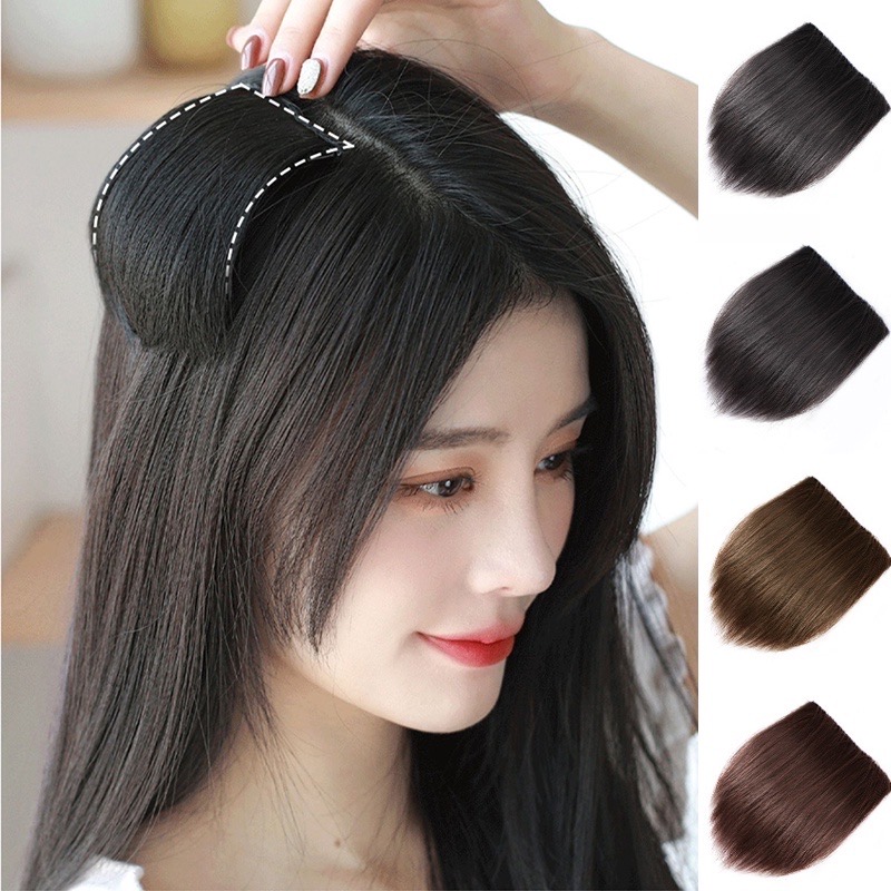 Tóc Giả Phím Phồng Mini 10cm – Kẹp Phồng Tạo Độ Dày Tự Nhiên, Giấu Mỏng Tóc Hiệu Quả
