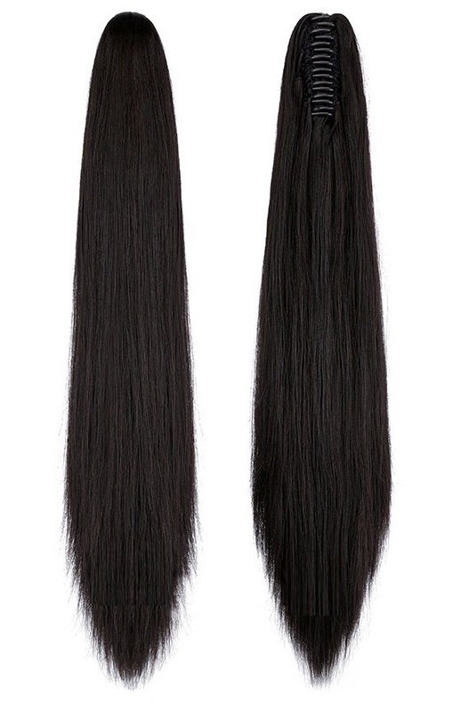 Tóc Giả Ngoạm Thẳng Dài 55-60Cm Thanh Lịch – Kẹp Ngoạm Nhanh Gọn, Tóc Tơ Cao Cấp Như Thật Dễ Sử Dụng