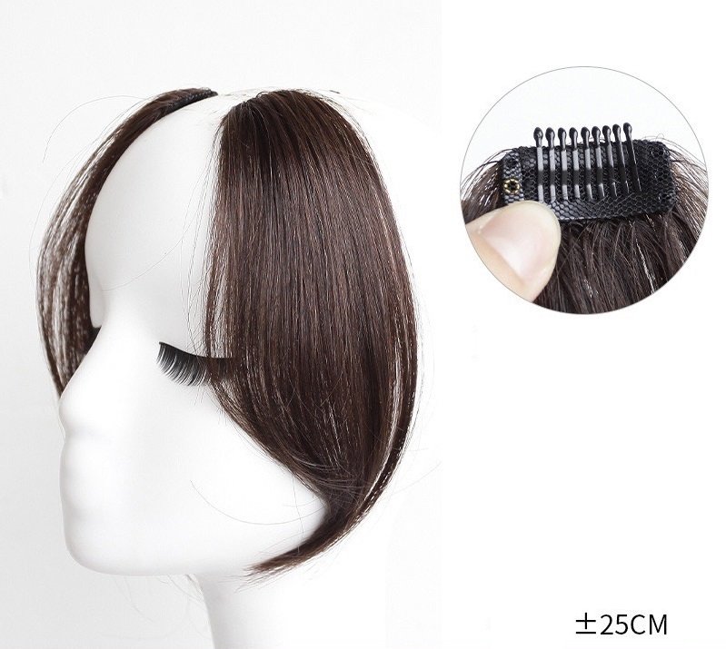 Tóc Giả Mái Dài Layer Kẹp Cao Cấp – Mái Tỉa Lơi & Mái Tự Nhiên, Tơ Mềm Như Tóc Thật, Phong Cách Hàn Quốc