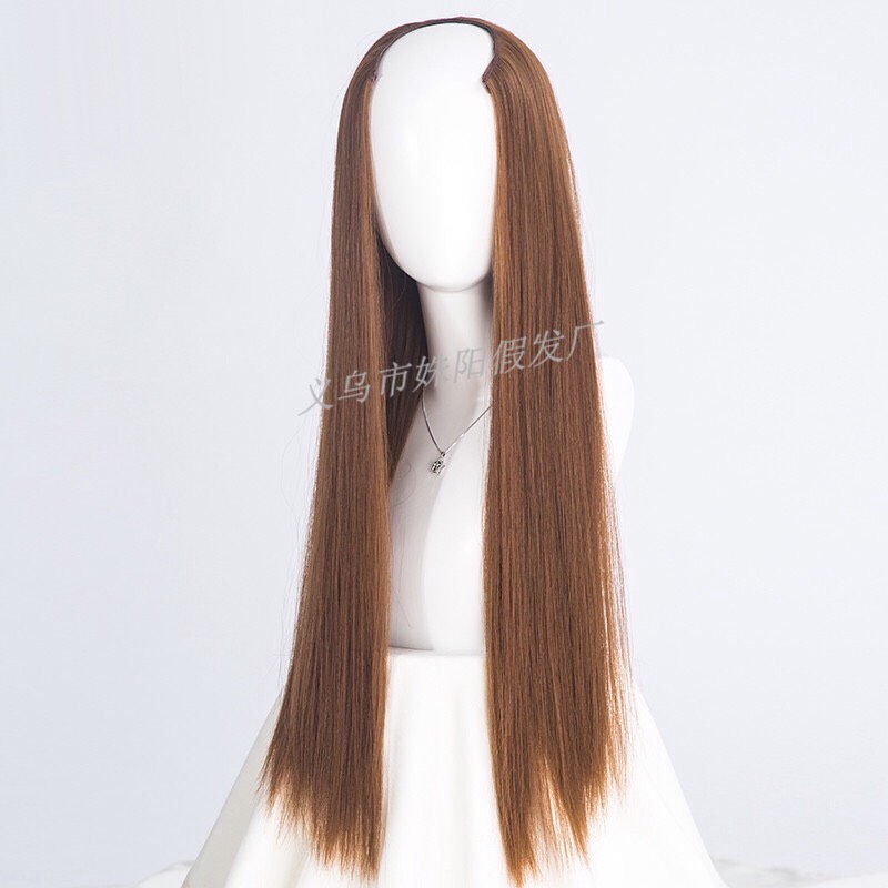 Kẹp U Tóc Giả Cao Cấp Siêu Dày 7 Kẹp – Tơ Mềm Tự Nhiên, Lưới Hoa Co Giãn, Full 6 Màu Hot Trend