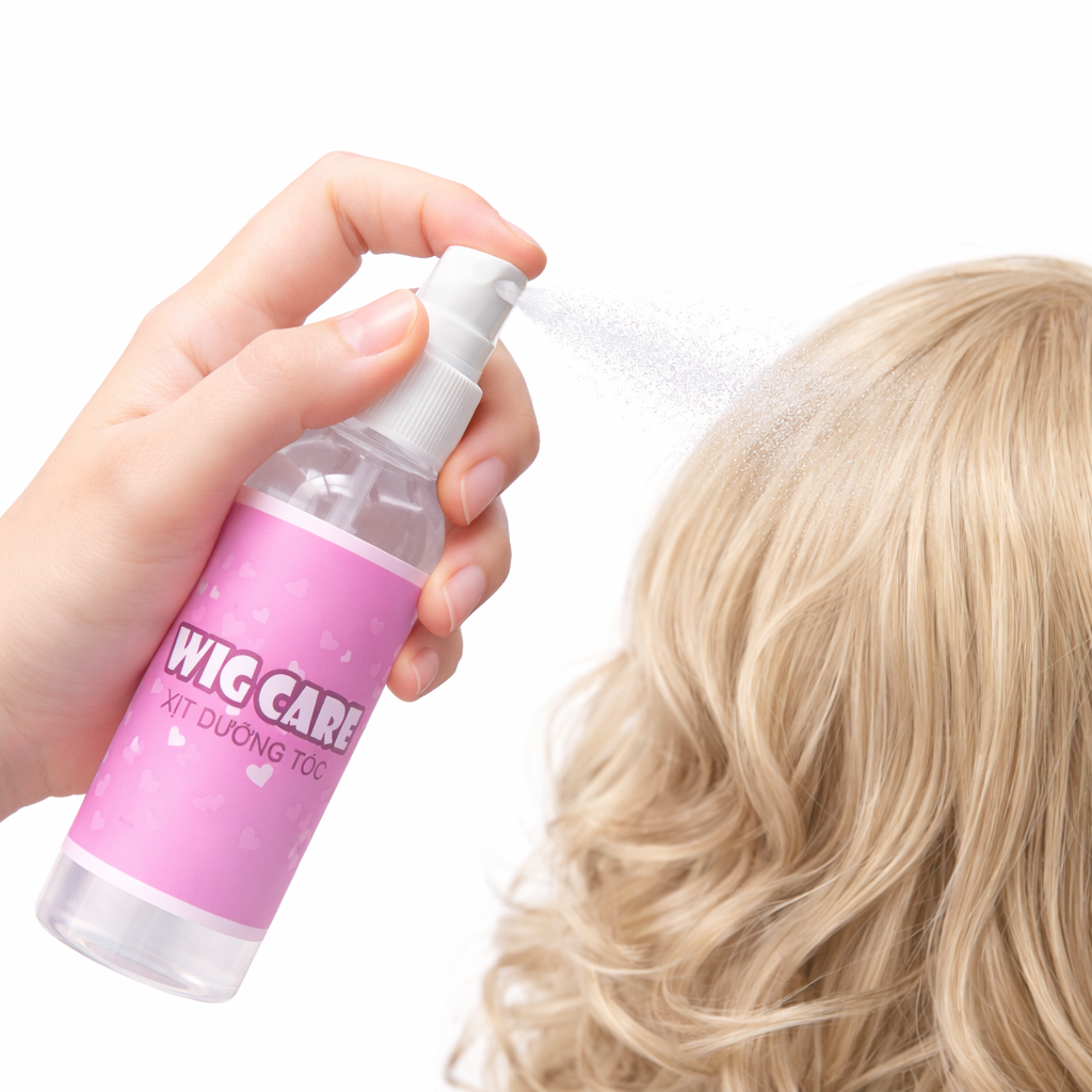 [SỈ TÓC GIẢ] Xịt Dưỡng Tóc Giả Cao Cấp 50ml / 100ml – Dưỡng Mềm, Gỡ Rối, Giữ Form Tóc Giả Bền Đẹp – Chai Xịt Tiện Dụng Sỉ Toàn Quốc