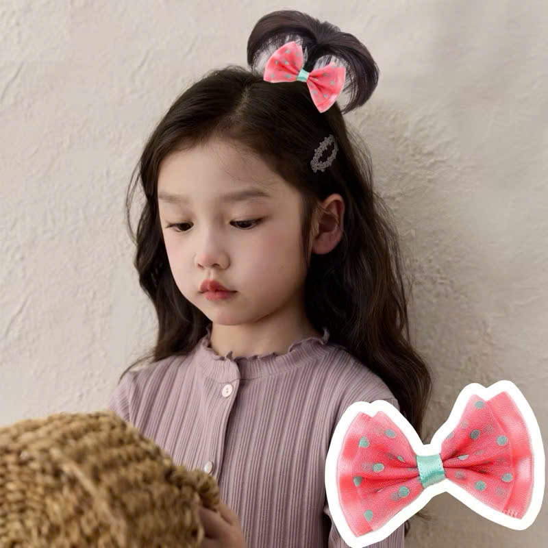 Kẹp Tóc Nơ Cho Bé Cao Cấp - Chỏm Tóc Cây Dừa Siêu Xinh Cho Bé Gái - Phụ Kiện Tóc Trẻ Em Sỉ Toàn Quốc