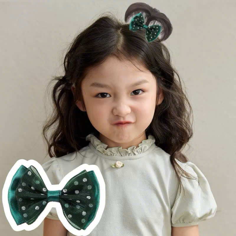 [SỈ TÓC GIẢ] Kẹp Tóc Nơ Cho Bé Cao Cấp - Chỏm Tóc Cây Dừa Siêu Xinh Cho Bé Gái - Phụ Kiện Tóc Trẻ Em Sỉ Toàn Quốc