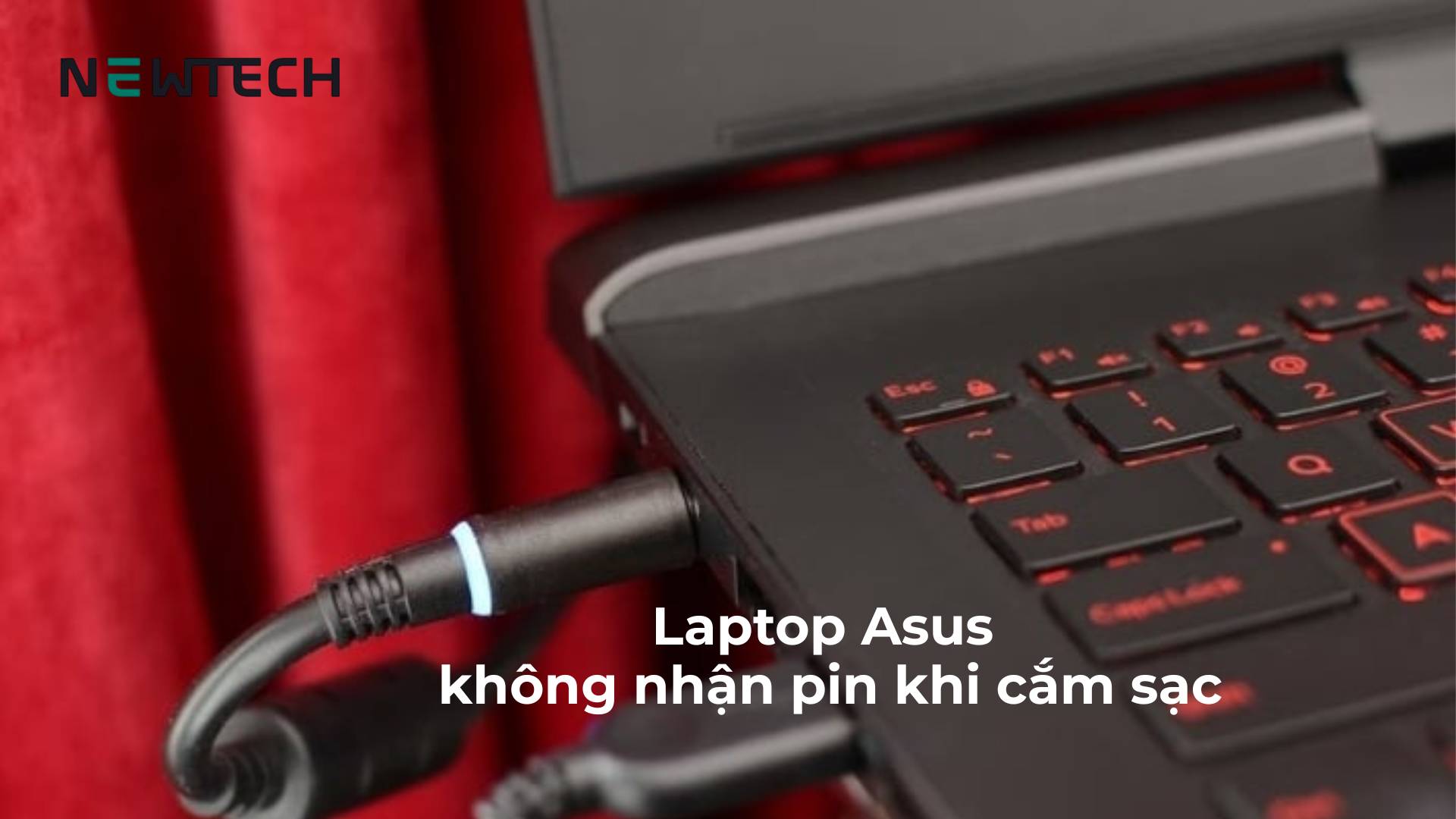 Laptop Asus không nhận pin khi cắm sạc