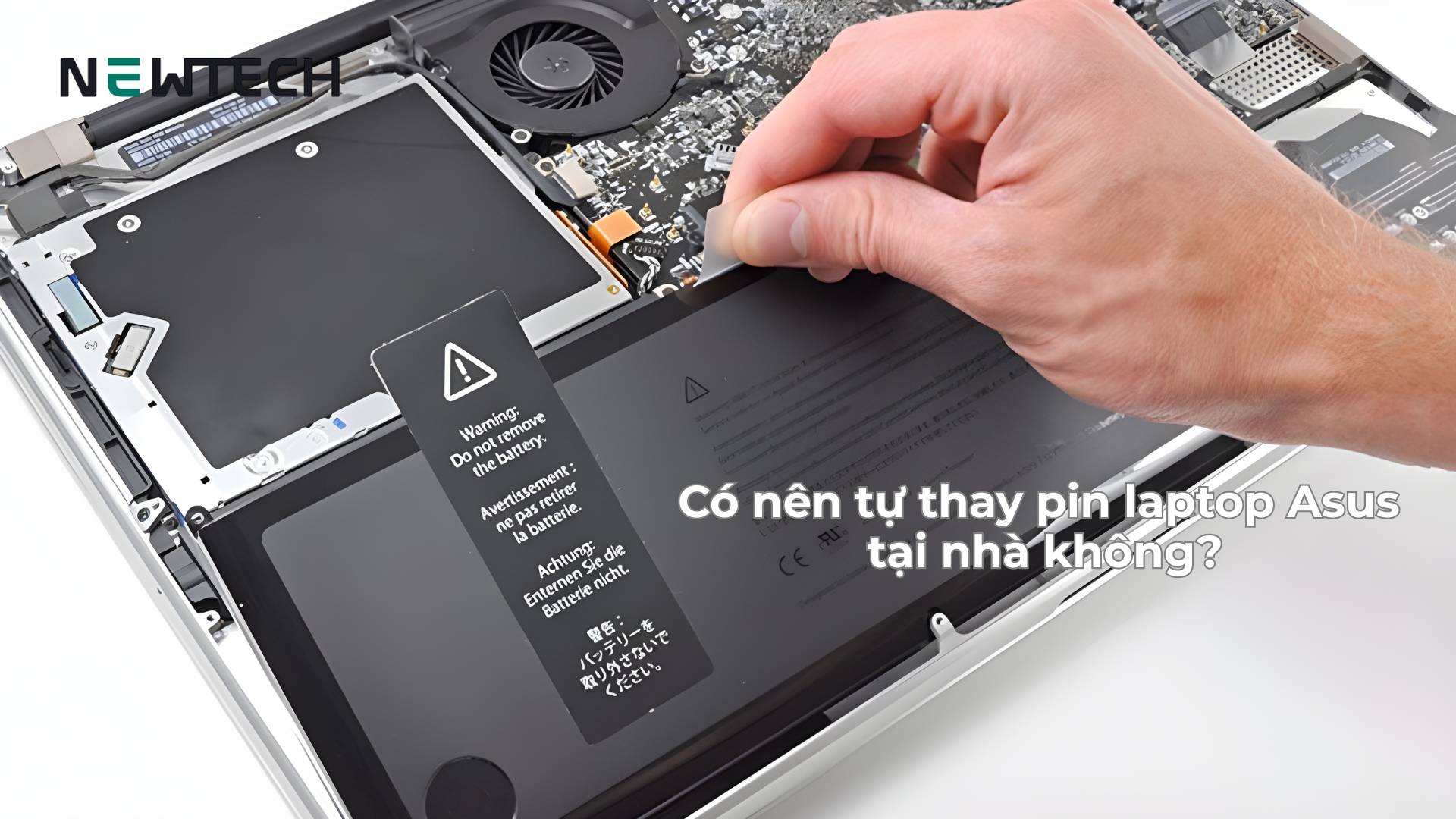 Tự thay pin laptop Asus tại nhà