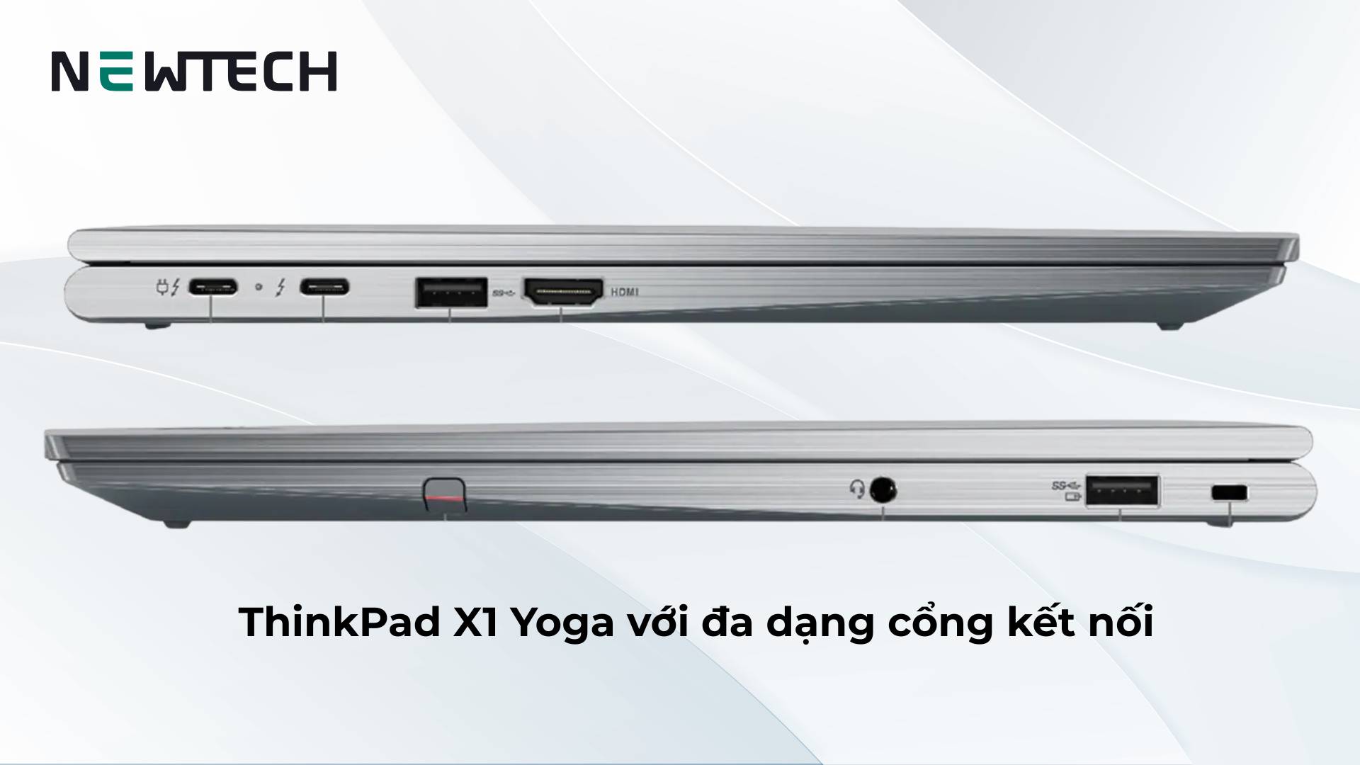 ThinkPad X1 Yoga với đa dạng cổng kết nối