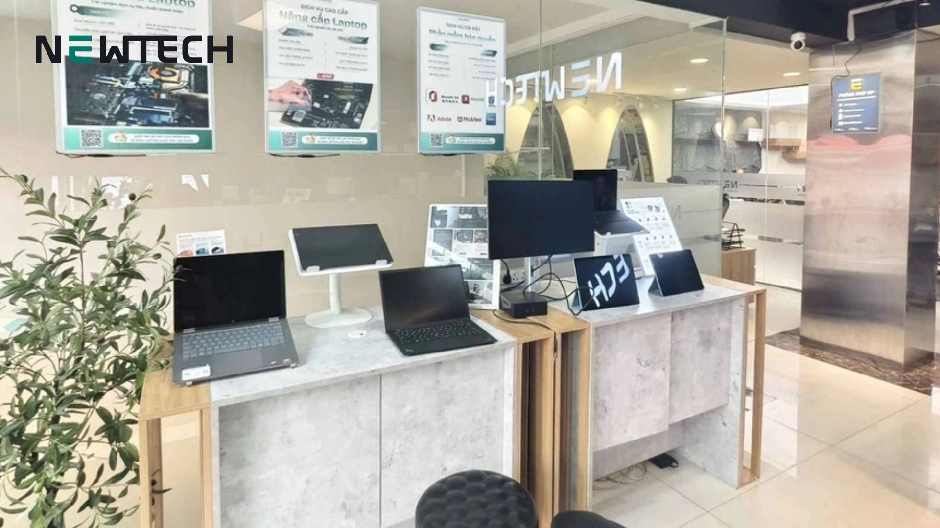 Không gian trải nghiệm sản phẩm tại NewTech