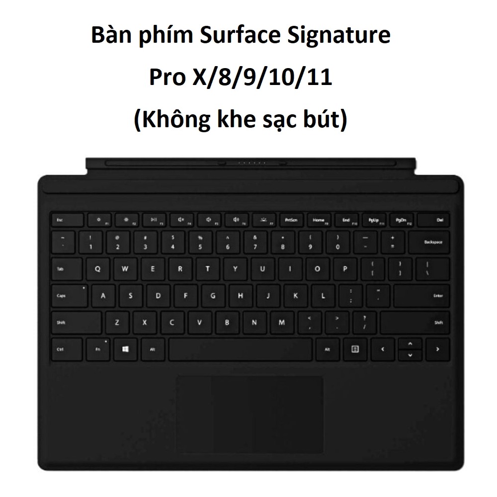 Bàn phím Surface Pro 13 inch Không khe sạc bút