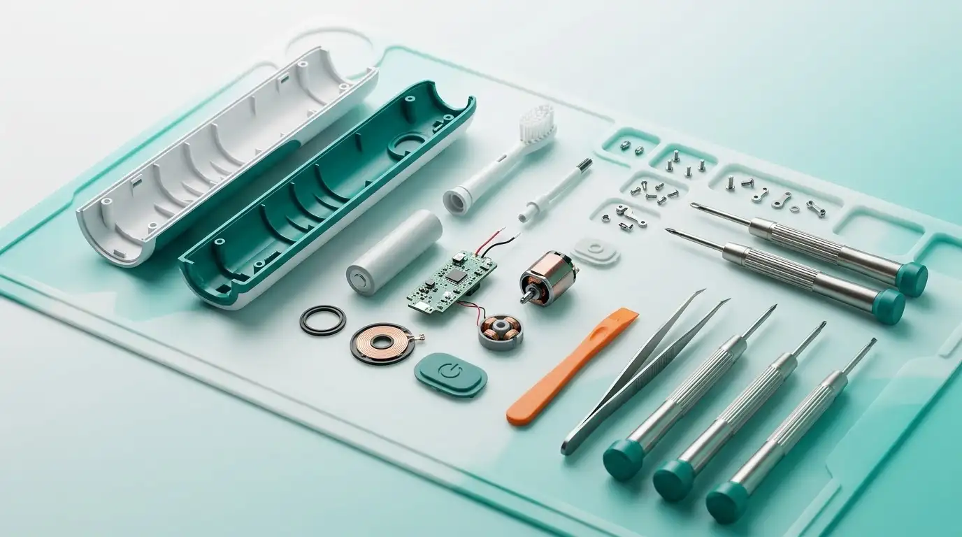 Quy trình kiểm tra sửa bàn chải điện với thiết bị chuyên dụng