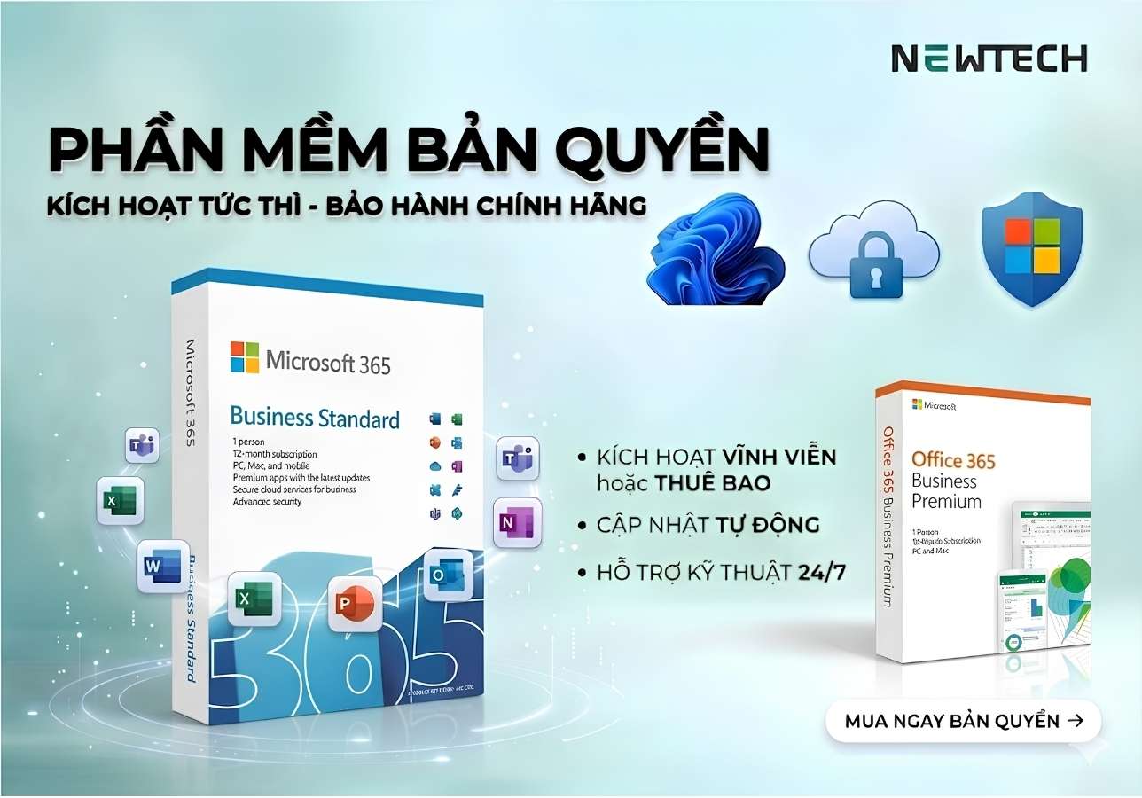 Phần mềm bản quyền chính hãng