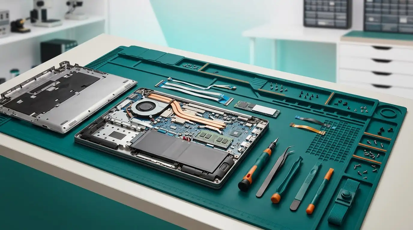 Kiểm tra linh kiện và phần cứng laptop HP tại bàn kỹ thuật