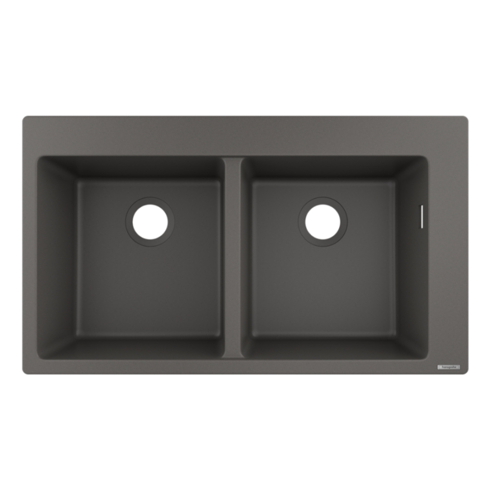 Chậu rửa chén Hansgrohe 43316290 2 hố đá S51