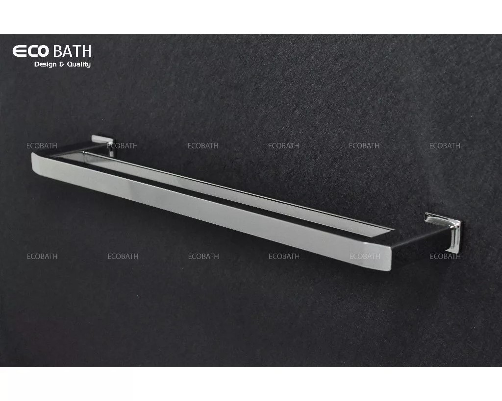 Vắt khăn đơn EcoBath EC215-08 màu inox bóng