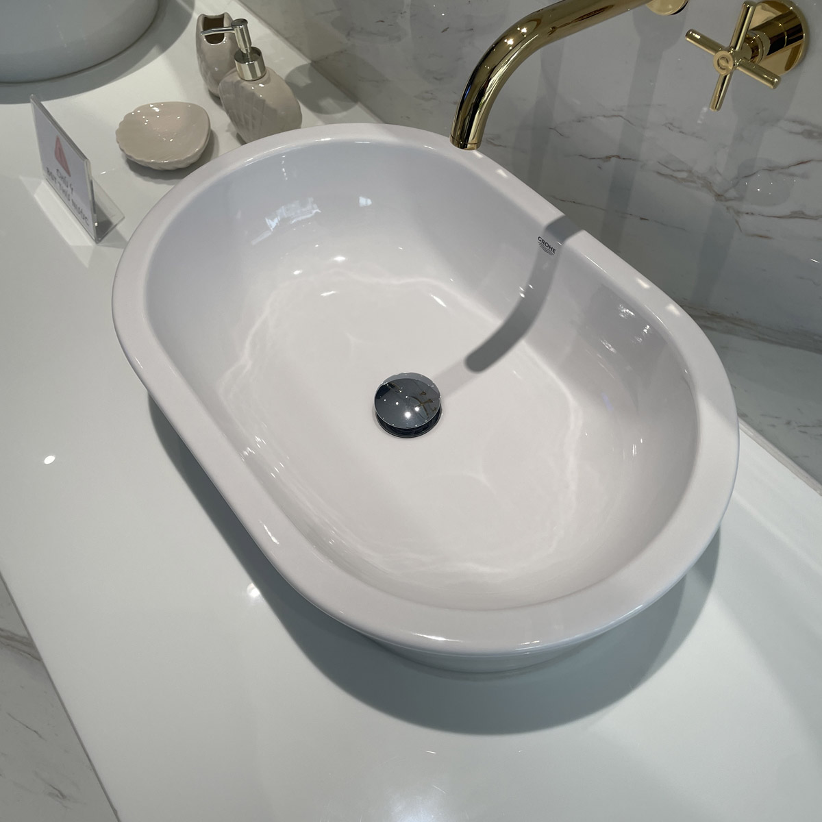 Chậu lavabo đặt bàn Eurocosmo GROHE 39122001