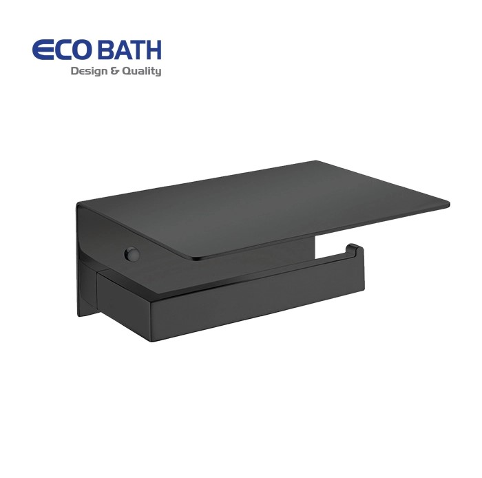 Lô giấy vệ sinh EcoBath EC3068MB màu đen mờ