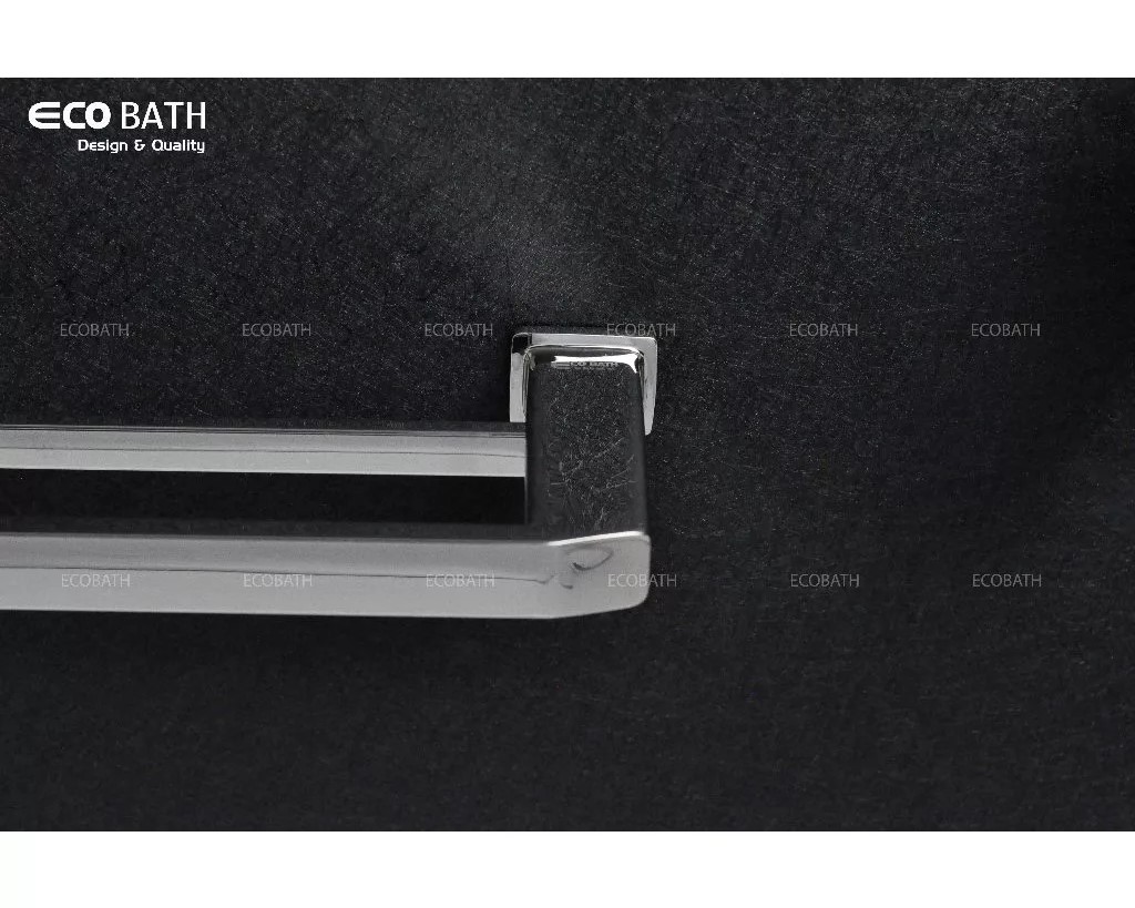 Vắt khăn đơn EcoBath EC215-08 màu inox bóng