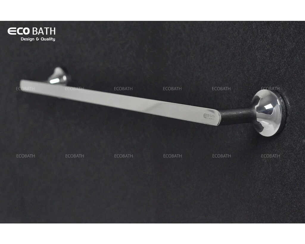 Vắt khăn đơn EcoBath EC218-08 màu inox bóng