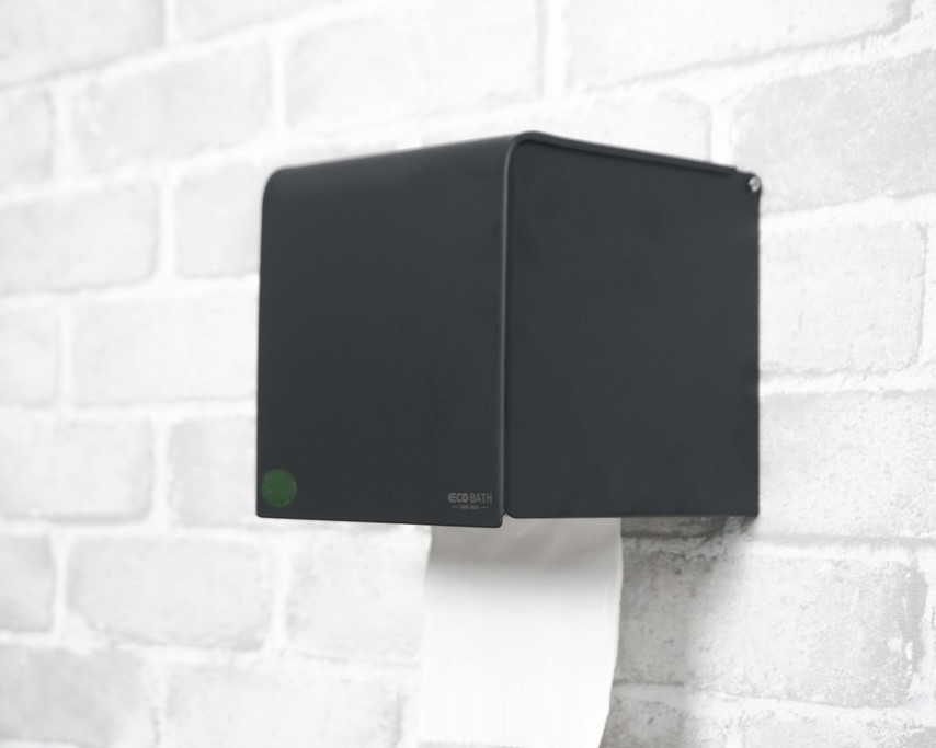 Lô giấy vệ sinh EcoBath EC3006MB màu đen mờ