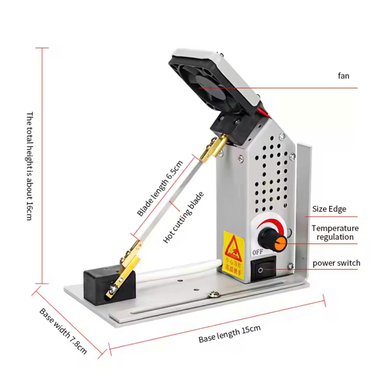 Máy cắt tem chéo YC18